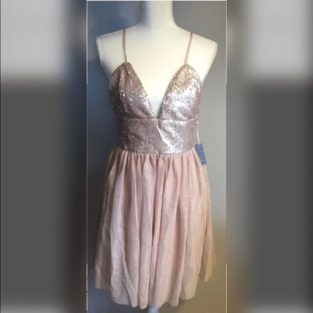 Forever 21 Tulle Sequin Dress - Large